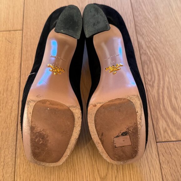 Suede platform heels - Picture 9 of 9